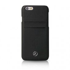 Originalus dėklas Mercedes Pure Line case skirta iPhone 6 Plus / 6S Plus - Juodas