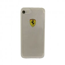 Originalus Ferrari dėklas  Hardcase FEHCRFP7TR1 iPhone 7/8 /SE 2020 / SE 2022 Permatomas