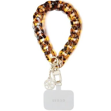 Originalus dėklas Guess GUOUCBMC4MT Universal Big Hand Strap Acetate Acrylic 4G Charm Case Originalus dėklas Guess GUOUCBMC4MT Universal Big Hand Strap Acetate Acrylic 4G Charm Case