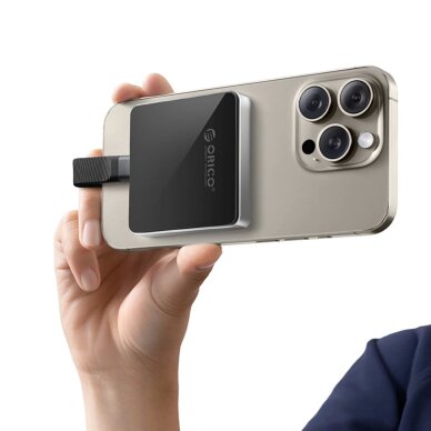 Diskų korpusas Orico AP30-G2 M.2 NVME magnetinis MagSafe USB-C 3.2 – juodas 1 Diskų korpusas Orico AP30-G2 M.2 NVME magnetinis MagSafe USB-C 3.2 – juodas 1