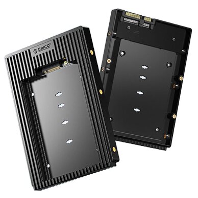 Adapteris Orico D2NS-6G M.2 NGFF – 3.5" – juodas 2 Adapteris Orico D2NS-6G M.2 NGFF – 3.5" – juodas 2