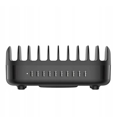 Įkrovimo stotelė Orico DUK-10P-V1 Smart Charging Station 10x USB-A – juoda