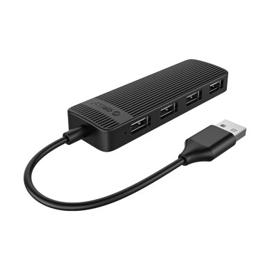 USB šakotuvas Orico FL02 Docking Station 4x USB-A 2.0 – juodas 1