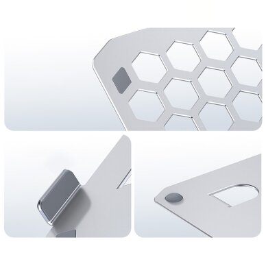 Nešiojamo kompiuterio stovas Orico LST02I – sidabrinis 5