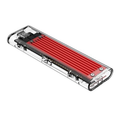 Diskų dėklas Orico TCM2-C3 M.2 NVME – USB-C 10Gb/s – raudonas 1 Diskų dėklas Orico TCM2-C3 M.2 NVME – USB-C 10Gb/s – raudonas 1