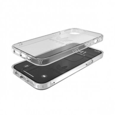 Originalus Adidas dėklas OR Protective iPhone 12 Pro Max Clear Case Permatomas 3
