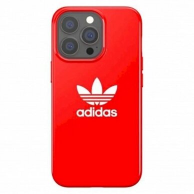 Originalus Adidas dėklas OR SnapCase Trefoil iPhone 13 Pro / 13 6.1  raudonas 1