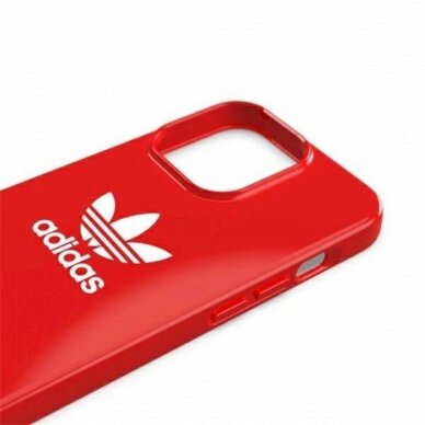 Originalus Adidas dėklas OR SnapCase Trefoil iPhone 13 Pro / 13 6.1  raudonas 4
