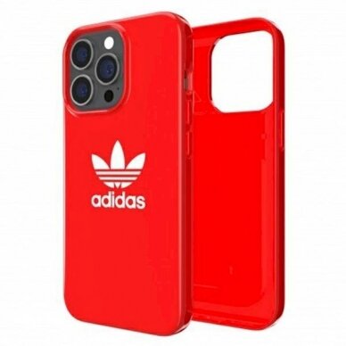 Originalus Adidas dėklas OR SnapCase Trefoil iPhone 13 Pro / 13 6.1  raudonas 6