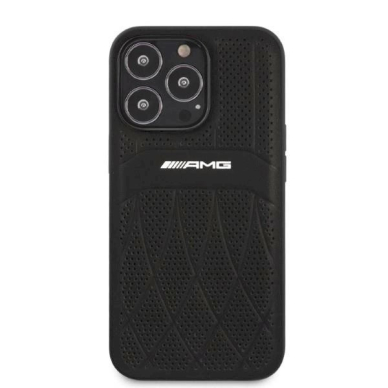 Originalus AMG dėklas AMHCP13LOSDBK iPhone 13 Pro / 13 6.1 Juodas hardcase Leather Curved Lines 2 Originalus AMG dėklas AMHCP13LOSDBK iPhone 13 Pro / 13 6.1 Juodas hardcase Leather Curved Lines 2