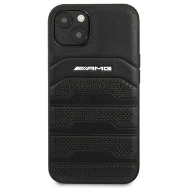Originalus AMG dėklas AMHCP14MGSEBK iPhone 14 Plus 6,7 Juodas hardcase Leather Debossed Lines 2 Originalus AMG dėklas AMHCP14MGSEBK iPhone 14 Plus 6,7 Juodas hardcase Leather Debossed Lines 2