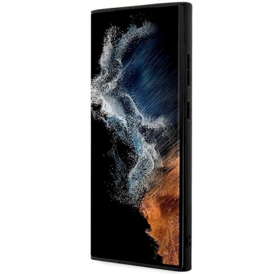 Originalus BMW dėklas BMHCS23L22PTDK S23 Ultra S918 Juodas Leather Stamp Tricolor 4 Originalus BMW dėklas BMHCS23L22PTDK S23 Ultra S918 Juodas Leather Stamp Tricolor 4