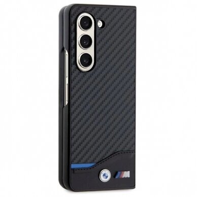 Originalus BMW dėklas Leather Carbon Samsung Galaxy Z Fold 5 - Juodas 3 Originalus BMW dėklas Leather Carbon Samsung Galaxy Z Fold 5 - Juodas 3
