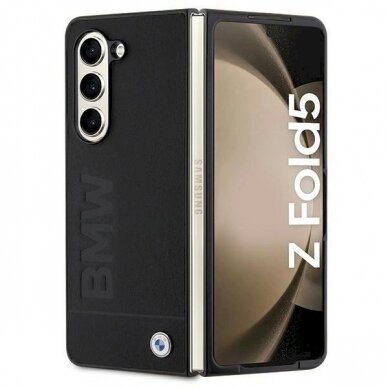Originalus BMW dėklas Signature Logo Imprint Samsung Galaxy Z Fold 5 - Juodas Originalus BMW dėklas Signature Logo Imprint Samsung Galaxy Z Fold 5 - Juodas