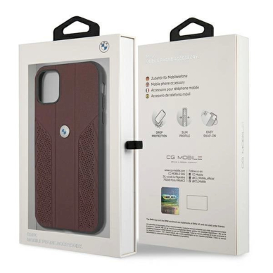 Originalus dėklas BMW BMHCN61RSPPR iPhone 11 6,1" / Xr Raudonas hardcase Leather Curve Perforate 7 Originalus dėklas BMW BMHCN61RSPPR iPhone 11 6,1" / Xr Raudonas hardcase Leather Curve Perforate 7