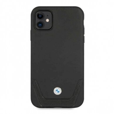 Originalus dėklas BMW BMHCN61RSWPK iPhone 11 6,1" / Xr  Juodas hardcase Leather Perforate 2