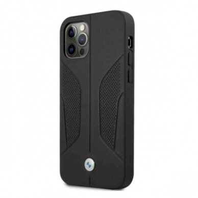Originalus dėklas BMW BMHCP12LRSCSK iPhone 12 Pro Max 6,7" Juodas hardcase Leather Perforate Sides 1 Originalus dėklas BMW BMHCP12LRSCSK iPhone 12 Pro Max 6,7" Juodas hardcase Leather Perforate Sides 1