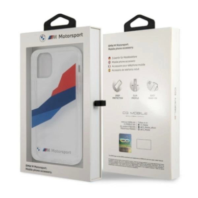Originalus dėklas BMW BMHCP12LSKTGT iPhone 12 Pro Max 6,7" Permatomas hardcase Motorsport Tricolor 7