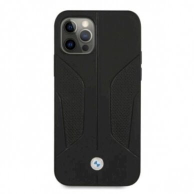 Originalus dėklas BMW BMHCP12MRSCSK iPhone 12/12 Pro 6,1" Juodas hardcase Leather Perforate Sides 2 Originalus dėklas BMW BMHCP12MRSCSK iPhone 12/12 Pro 6,1" Juodas hardcase Leather Perforate Sides 2