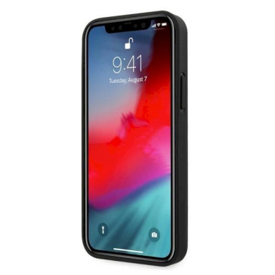 Originalus dėklas BMW BMHCP12MRSWPK iPhone 12/12 Pro 6,1" Juodas hardcase Leather Perforate 4 Originalus dėklas BMW BMHCP12MRSWPK iPhone 12/12 Pro 6,1" Juodas hardcase Leather Perforate 4