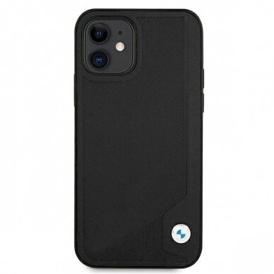 Originalus dėklas BMW BMHCP12SRCDPK iPhone 12 mini 5,4" Juodas hardcase Leather Deboss 2 Originalus dėklas BMW BMHCP12SRCDPK iPhone 12 mini 5,4" Juodas hardcase Leather Deboss 2
