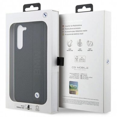 Originalus dėklas BMW BMHCS23M22RDPK S23+ S916 Juodas hardcase Leather Textured & Stripe 7 Originalus dėklas BMW BMHCS23M22RDPK S23+ S916 Juodas hardcase Leather Textured & Stripe 7