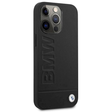 Originalus dėklas BMW BMHMP14XSLLBK iPhone 14 Pro Max 6,7"  Juodas hardcase Signature Logo Imprint Magsafe 3 Originalus dėklas BMW BMHMP14XSLLBK iPhone 14 Pro Max 6,7"  Juodas hardcase Signature Logo Imprint Magsafe 3