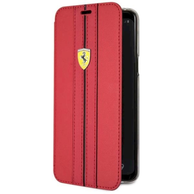 Akcija! Originalus dėklas Ferrari Book FESURFLBKTS9REB S9 G960 Raudonas Urban  1