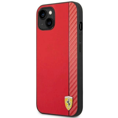 Originalus dėklas Ferrari FEHCP14MAXRE iPhone 14 Plus 6.7 Raudonas hardcase Carbon 1 Originalus dėklas Ferrari FEHCP14MAXRE iPhone 14 Plus 6.7 Raudonas hardcase Carbon 1