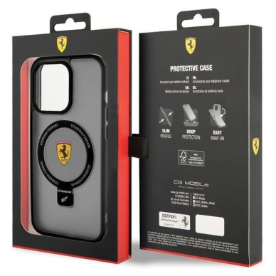 Originalus dėklas Ferrari FEHMP15SUSCAK iPhone 15 6.1 Juodas hardcase Ring Stand 2023 Collection MagSafe 1 Originalus dėklas Ferrari FEHMP15SUSCAK iPhone 15 6.1 Juodas hardcase Ring Stand 2023 Collection MagSafe 1