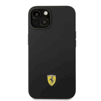 Originalus dėklas Ferrari FEHMSIP14SBK iPhone 14 6.1 Juodas hardcase Silicone Metal Logo Magsafe 2 Originalus dėklas Ferrari FEHMSIP14SBK iPhone 14 6.1 Juodas hardcase Silicone Metal Logo Magsafe 2