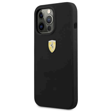 Originalus dėklas Ferrari FESSIHCP13XBK iPhone 13 Pro Max 6.7  Juodas hardcase Silicone 1