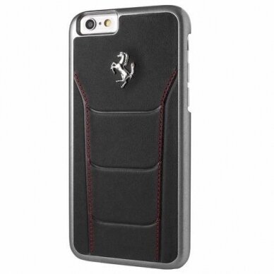 Originalus dėklas Ferrari Hardcase FESEHCP6BKR iPhone 6/6S 488 Juodas/red stiching Originalus dėklas Ferrari Hardcase FESEHCP6BKR iPhone 6/6S 488 Juodas/red stiching