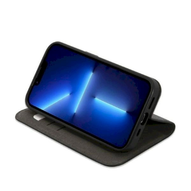 Originalus dėklas Guess GUBKP14LHG4SHK iPhone 14 Pro 6.1 Juodas book 4G Vintage Gold Logo 5