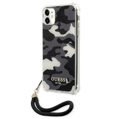 Originalus dėklas Guess GUHCN61KSARBK iPhone 11 6.1  / Xr Juodas hardcase Camo Collection 1 Originalus dėklas Guess GUHCN61KSARBK iPhone 11 6.1  / Xr Juodas hardcase Camo Collection 1