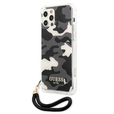 Originalus dėklas Guess GUHCP12LKSARBK iPhone 12 Pro Max 6.7 Juodas hardcase Camo Collection 1 Originalus dėklas Guess GUHCP12LKSARBK iPhone 12 Pro Max 6.7 Juodas hardcase Camo Collection 1