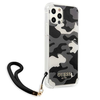 Originalus dėklas Guess GUHCP12LKSARBK iPhone 12 Pro Max 6.7 Juodas hardcase Camo Collection 3 Originalus dėklas Guess GUHCP12LKSARBK iPhone 12 Pro Max 6.7 Juodas hardcase Camo Collection 3