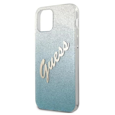 Originalus dėklas Guess GUHCP12LPCUGLSBL iPhone 12 Pro Max 6.7 Mėlynas/Mėlynas hardcase Glitter Gradient Script 5 Originalus dėklas Guess GUHCP12LPCUGLSBL iPhone 12 Pro Max 6.7 Mėlynas/Mėlynas hardcase Glitter Gradient Script 5