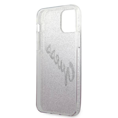Originalus dėklas Guess GUHCP12LPCUGLSPI iPhone 12 Pro Max 6.7 rožinis/rožinis hardcase Glitter Gradient Script 6 Originalus dėklas Guess GUHCP12LPCUGLSPI iPhone 12 Pro Max 6.7 rožinis/rožinis hardcase Glitter Gradient Script 6