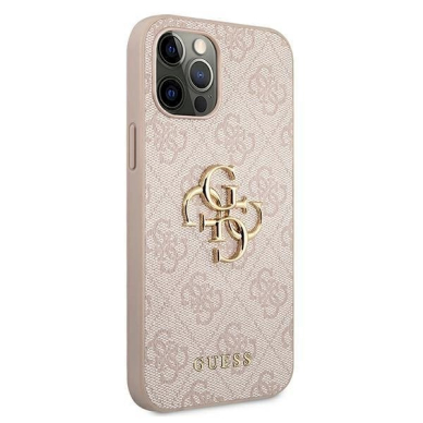 Originalus dėklas Guess GUHCP12M4GMGPI iPhone 12/12 Pro 6,1" /rožinis hardcase 4G Big Metal Logo 3 Originalus dėklas Guess GUHCP12M4GMGPI iPhone 12/12 Pro 6,1" /rožinis hardcase 4G Big Metal Logo 3