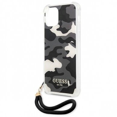 Originalus dėklas Guess GUHCP12MKSARBK iPhone 12/12 Pro 6.1  Juodas hardcase Camo Collection 4 Originalus dėklas Guess GUHCP12MKSARBK iPhone 12/12 Pro 6.1  Juodas hardcase Camo Collection 4
