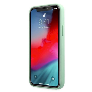 Originalus dėklas Guess GUHCP12SLSLMGGN iPhone 12 mini 5.4 žalias/žalias hardcase Metal Logo Script 4 Originalus dėklas Guess GUHCP12SLSLMGGN iPhone 12 mini 5.4 žalias/žalias hardcase Metal Logo Script 4