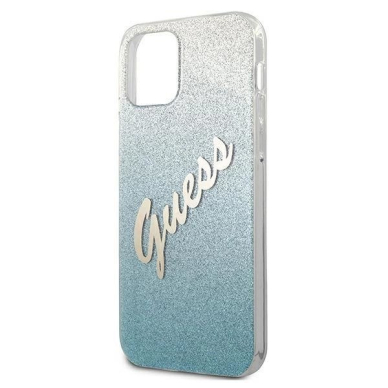 Originalus dėklas Guess GUHCP12SPCUGLSBL iPhone 12 mini 5.4 Mėlynas/Mėlynas Glitter Gradient Script 5 Originalus dėklas Guess GUHCP12SPCUGLSBL iPhone 12 mini 5.4 Mėlynas/Mėlynas Glitter Gradient Script 5