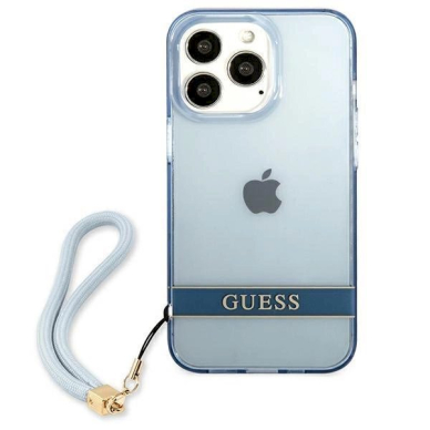 Originalus dėklas Guess GUHCP13LHTSGSB iPhone 13 Pro / 13 6,1 Mėlynas / Mėlynas hardcase Translucent Stap 2 Originalus dėklas Guess GUHCP13LHTSGSB iPhone 13 Pro / 13 6,1 Mėlynas / Mėlynas hardcase Translucent Stap 2