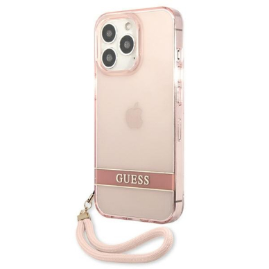 Originalus dėklas Guess GUHCP13LHTSGSP iPhone 13 Pro rožinis 1 Originalus dėklas Guess GUHCP13LHTSGSP iPhone 13 Pro rožinis 1