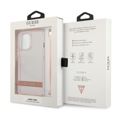 Originalus dėklas Guess GUHCP13LHTSGSP iPhone 13 Pro rožinis 6 Originalus dėklas Guess GUHCP13LHTSGSP iPhone 13 Pro rožinis 6