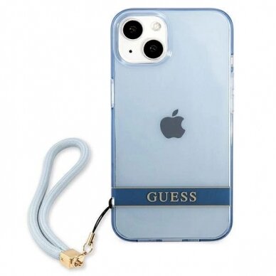 Originalus dėklas Guess GUHCP13MHTSGSB iPhone 13 6.1 Mėlynas / Mėlynas hardcase Translucent Stap 2 Originalus dėklas Guess GUHCP13MHTSGSB iPhone 13 6.1 Mėlynas / Mėlynas hardcase Translucent Stap 2