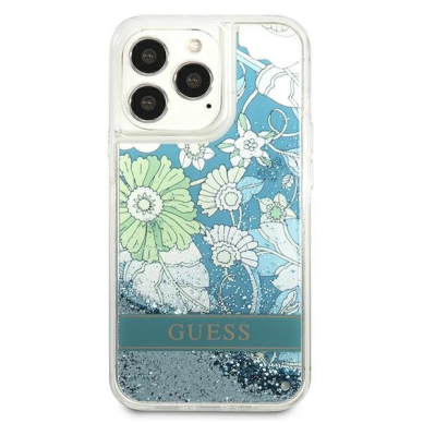 Originalus dėklas Guess GUHCP13XLFLSN iPhone 13 Pro Max Flower Liquid Glitter 3 Originalus dėklas Guess GUHCP13XLFLSN iPhone 13 Pro Max Flower Liquid Glitter 3