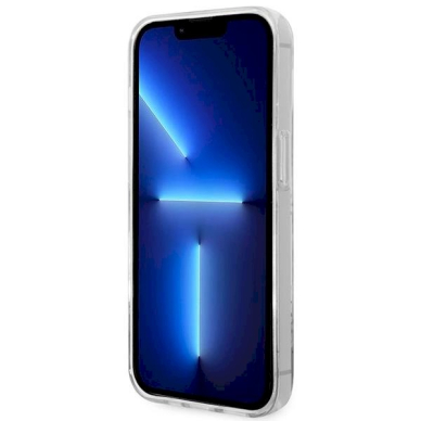 iPhone 14 Pro – Orginalus dėklas Guess GUHCP14LHG4MHG 6.1" - Auksinis/Auksinis hardcase 4G Pattern Script 4