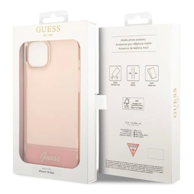 Originalus dėklas Guess GUHCP14MHGCOP iPhone 14 Plus 6.7 rožinis / rožinis hardcase Translucent 7 Originalus dėklas Guess GUHCP14MHGCOP iPhone 14 Plus 6.7 rožinis / rožinis hardcase Translucent 7